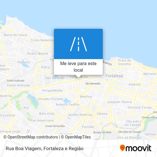 Rua Boa Viagem mapa