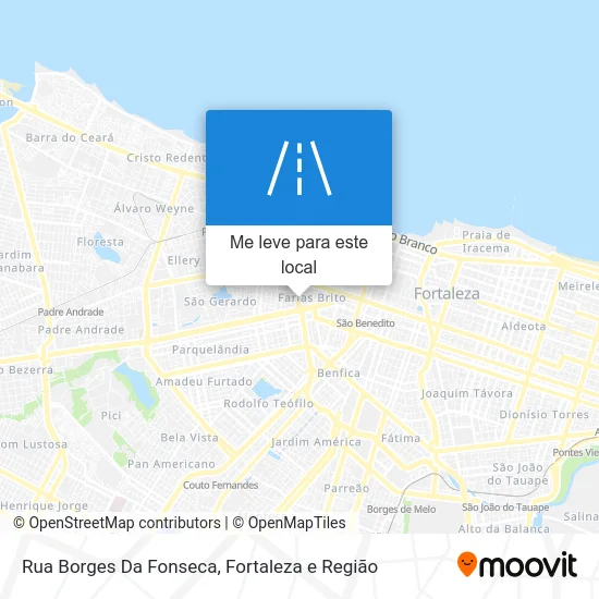 Rua Borges Da Fonseca mapa