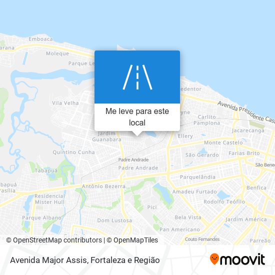 Avenida Major Assis mapa