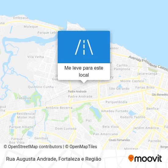 Rua Augusta Andrade mapa