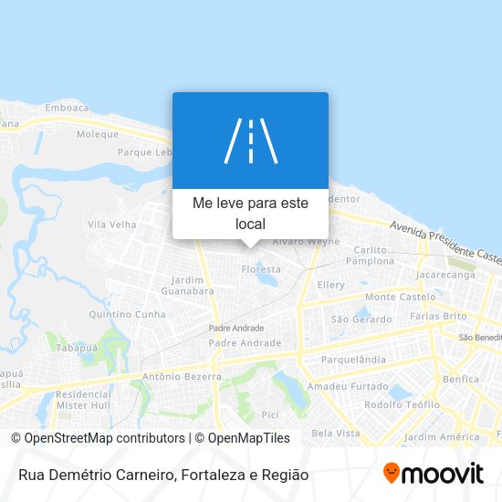Rua Demétrio Carneiro mapa