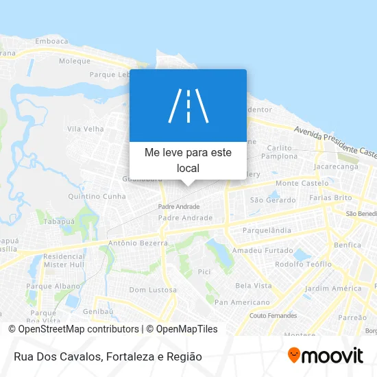 Rua Dos Cavalos mapa