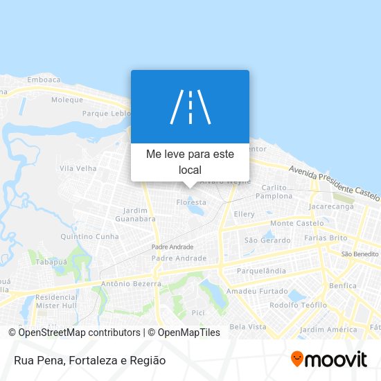 Rua Pena mapa