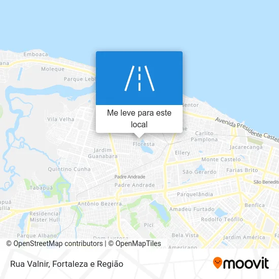 Rua Valnir mapa