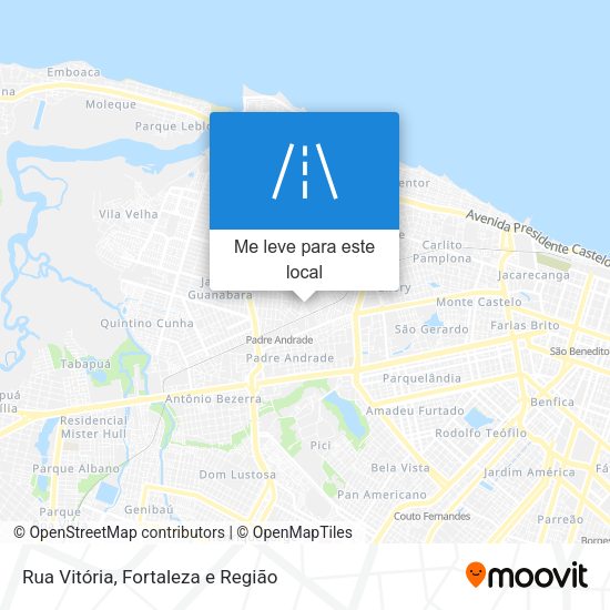 Rua Vitória mapa
