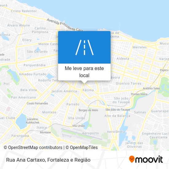 Rua Ana Cartaxo mapa