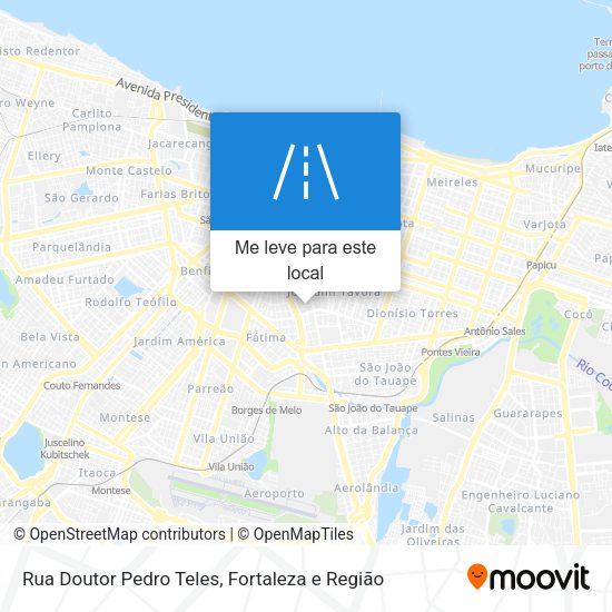Rua Doutor Pedro Teles mapa