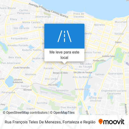Rua François Teles De Menezes mapa