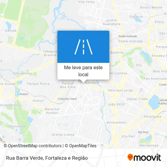 Rua Barra Verde mapa