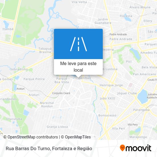 Rua Barras Do Turno mapa