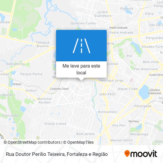 Rua Doutor Perilio Teixeira mapa