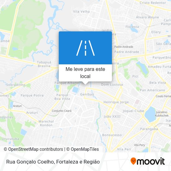 Rua Gonçalo Coelho mapa