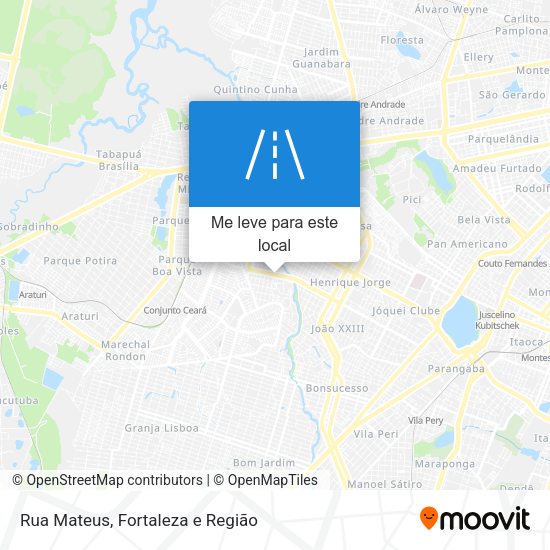 Rua Mateus mapa