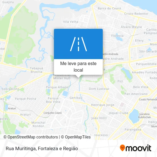Rua Muritinga mapa