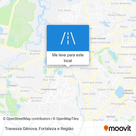 Travessa Gênova mapa