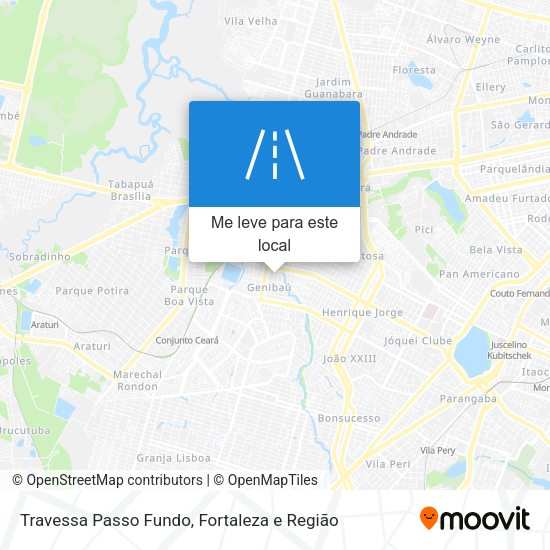 Travessa Passo Fundo mapa