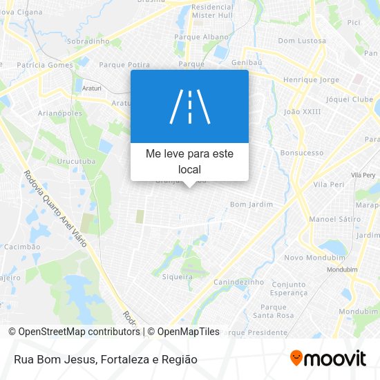 Rua Bom Jesus mapa