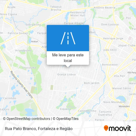 Rua Pato Branco mapa