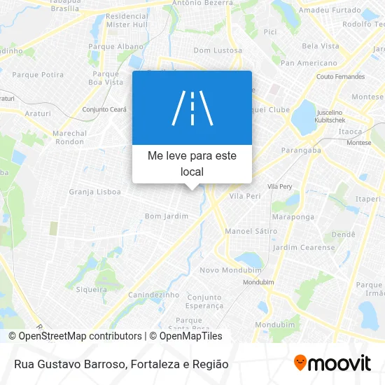 Rua Gustavo Barroso mapa