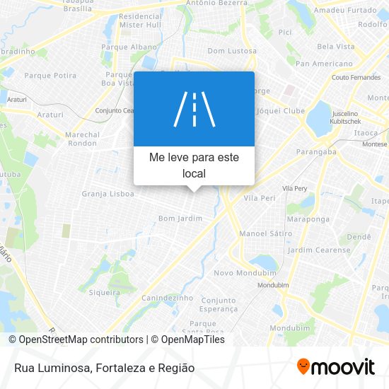 Rua Luminosa mapa