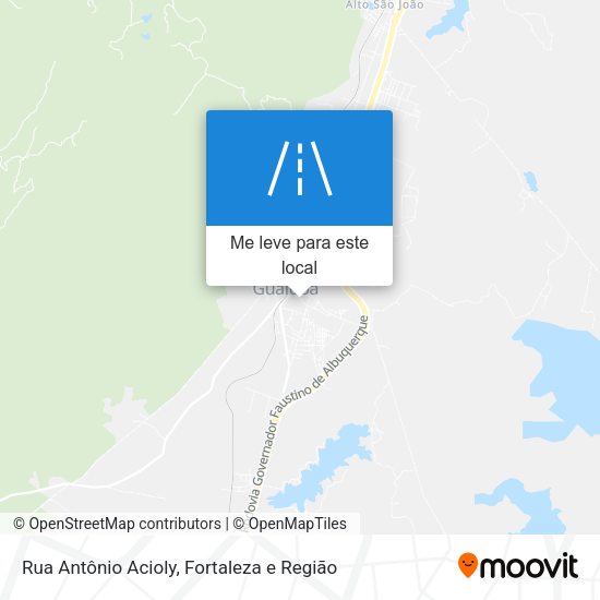 Rua Antônio Acioly mapa