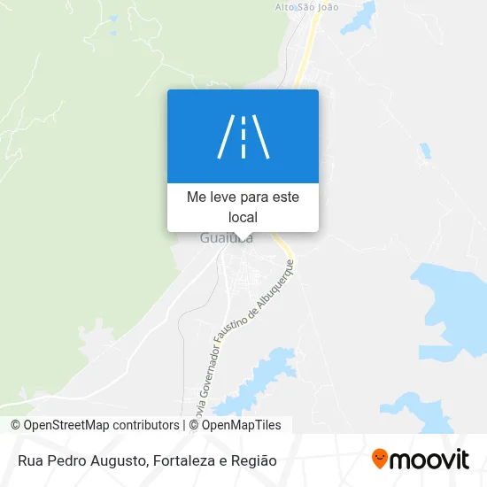 Rua Pedro Augusto mapa