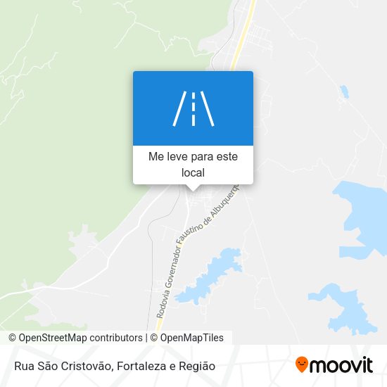 Rua São Cristovão mapa