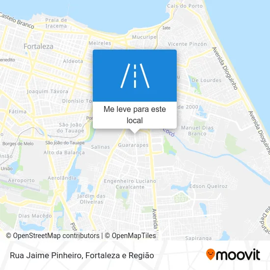 Rua Jaime Pinheiro mapa