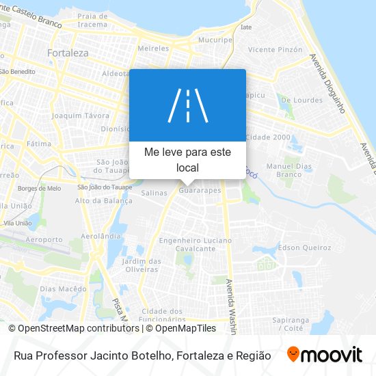 Rua Professor Jacinto Botelho mapa