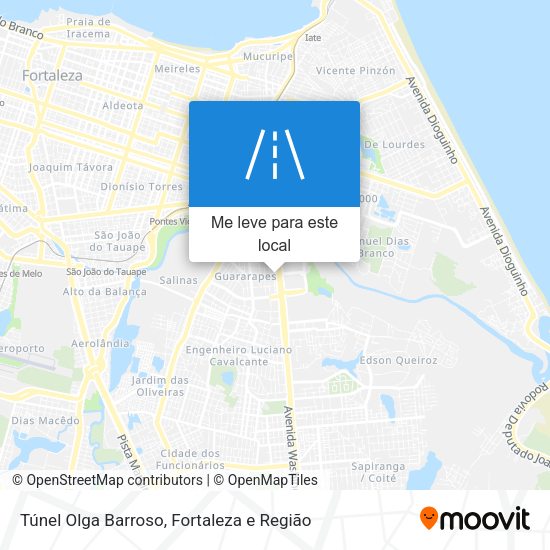 Túnel Olga Barroso mapa
