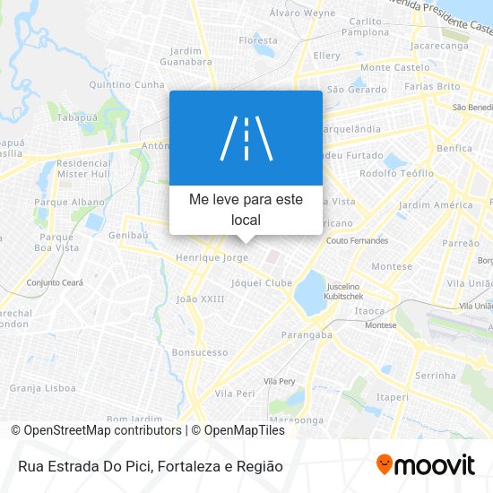 Rua Estrada Do Pici mapa