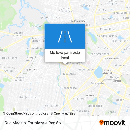 Rua Maceió mapa