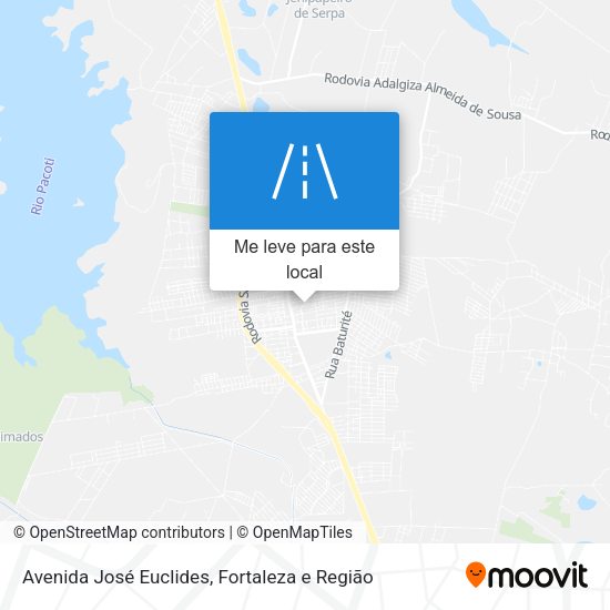 Avenida José Euclides mapa
