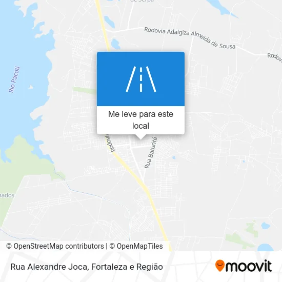 Rua Alexandre Joca mapa