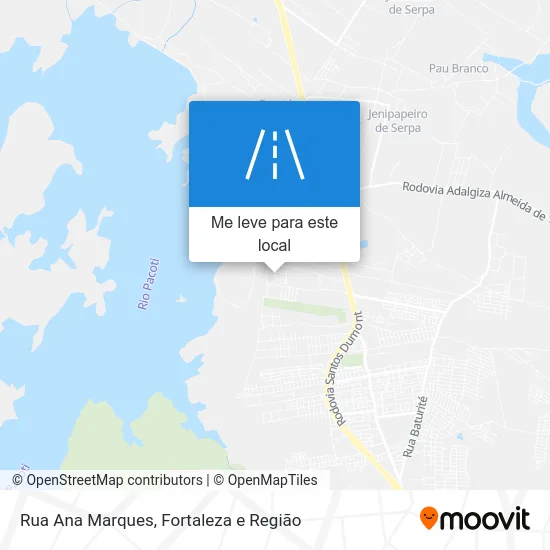 Rua Ana Marques mapa