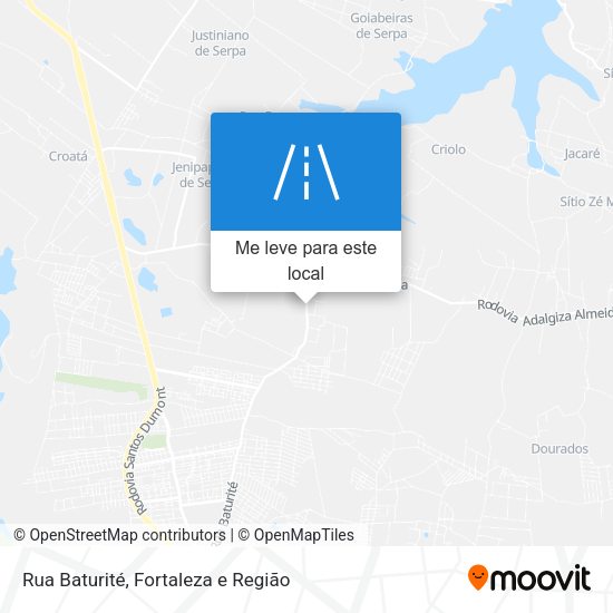 Rua Baturité mapa