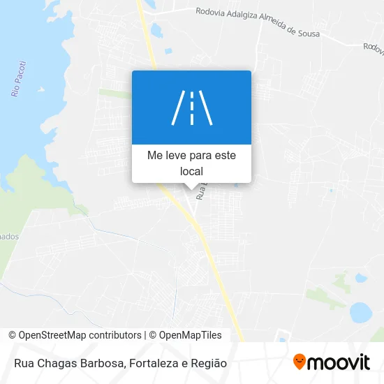 Rua Chagas Barbosa mapa