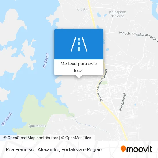 Rua Francisco Alexandre mapa