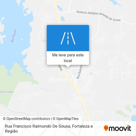 Rua Francisco Raimundo De Sousa mapa
