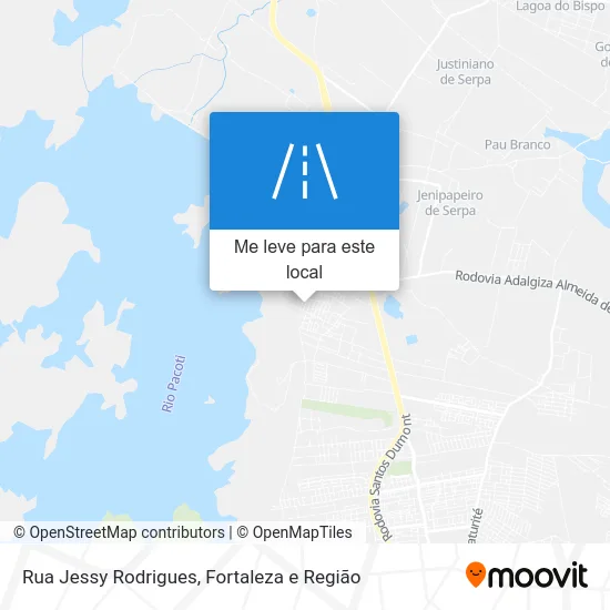 Rua Jessy Rodrigues mapa