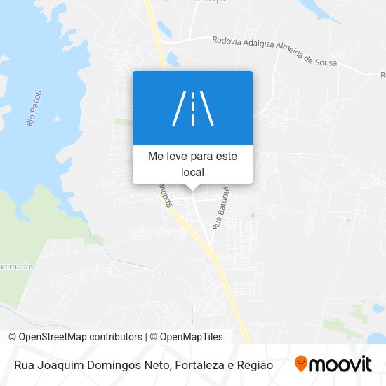 Rua Joaquim Domingos Neto mapa