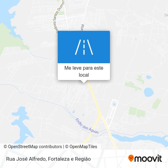 Rua José Alfredo mapa