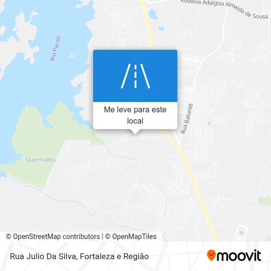 Rua Julio Da Silva mapa
