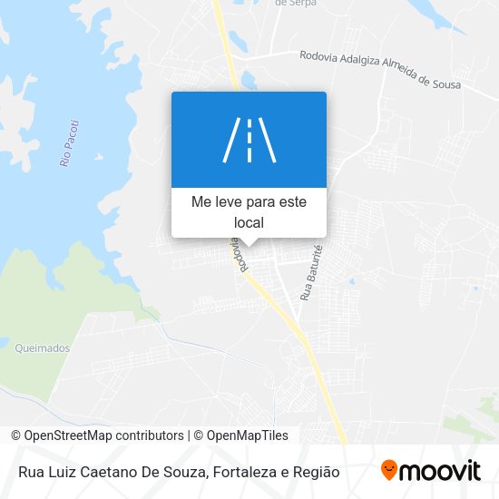 Rua Luiz Caetano De Souza mapa