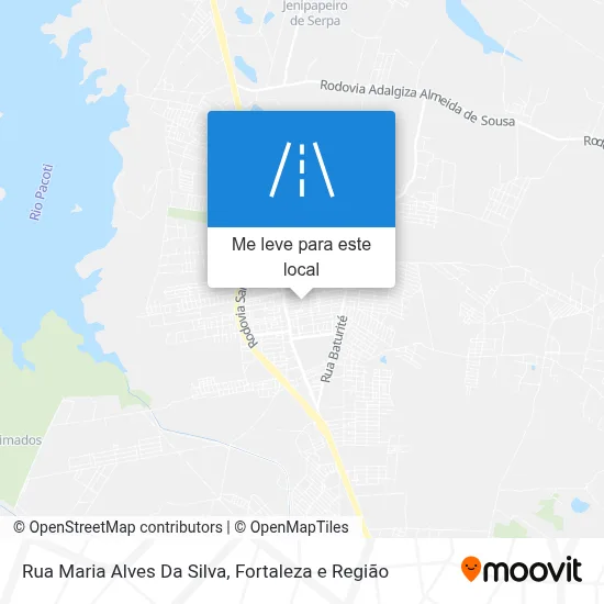 Rua Maria Alves Da Silva mapa