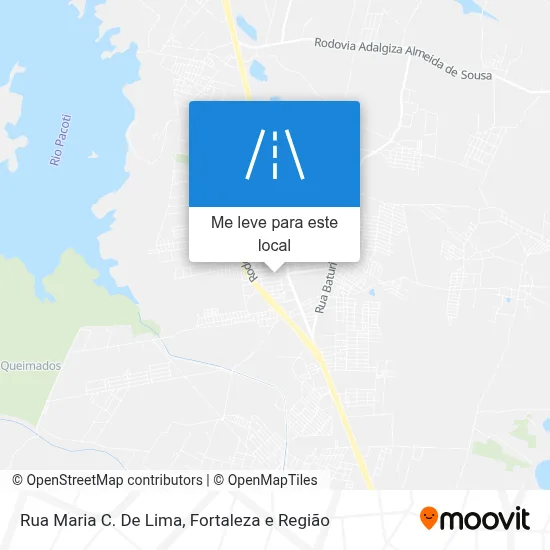 Rua Maria C. De Lima mapa