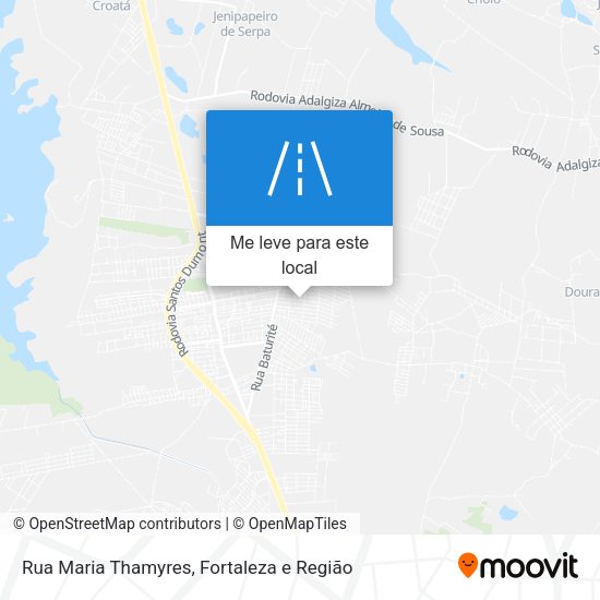 Rua Maria Thamyres mapa