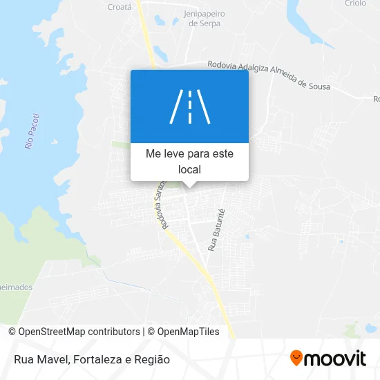 Rua Mavel mapa