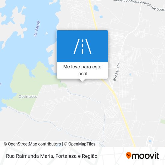 Rua Raimunda Maria mapa