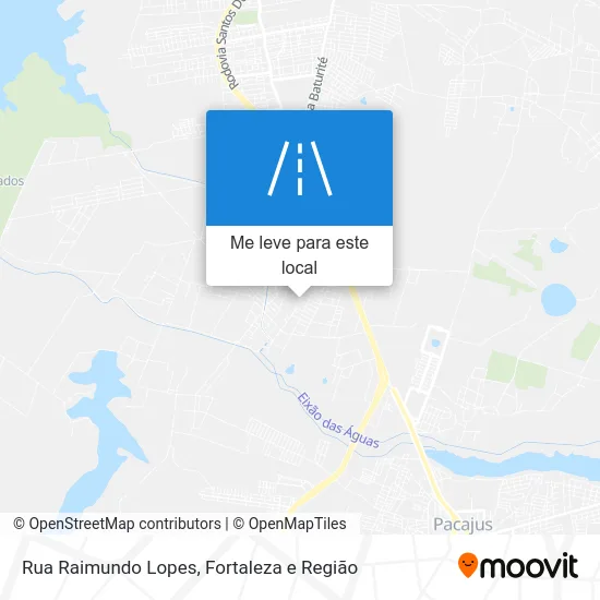 Rua Raimundo Lopes mapa